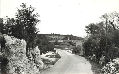 CPSM FRANCE 83 " La Roquebrussanne, La nouvelle route de Mazaugues"