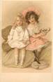 Enfant CPA ENFANT  dessiné "Petites filles "   /  Editeur AMB