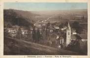 38 Isere CPA FRANCE 38 " Thodure, Panorama, Route de Beaurepaire"