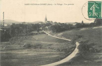 CPA FRANCE 38 " St Victor de Cessieu, Le village, vue générale"