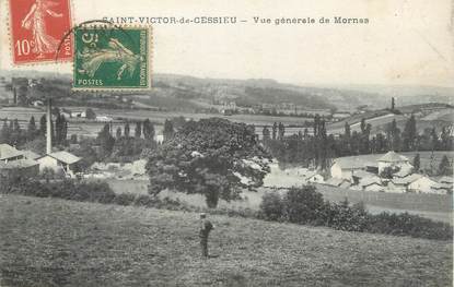 CPA FRANCE 38 " St Victor de Cessieu, Vue générale de Mornas"