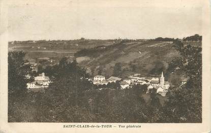 CPA FRANCE 38 " St Clair de la Tour, Vue générale"