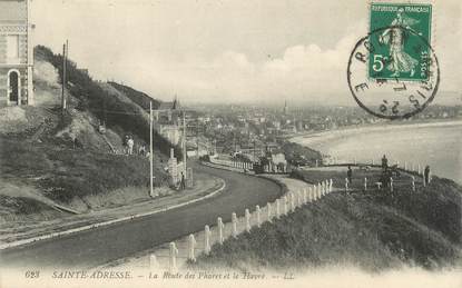 CPA FRANCE 76 "Le Havre, La route des Phares"