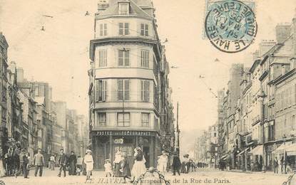 CPA FRANCE 76 "Le Havre, Perspective de la Rue de Paris"
