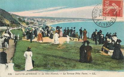 CPA FRANCE 76 "Le Havre, La terrasse Félix Faure"