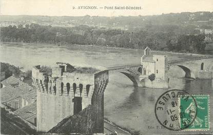 CPA FRANCE 84 " Avignon, Le Pont St Bénézet"