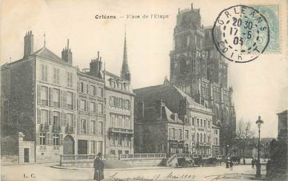 CPA FRANCE 45 " Orléans, Place de l'Etape"