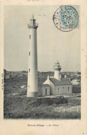 CPA FRANCE 62 " Berck Plage, Le phare"