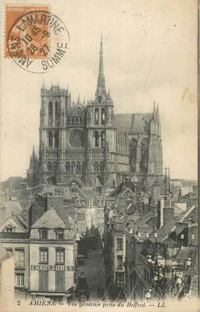 CPA FRANCE 80 " Amiens, Vue générale pris du Beffroi"