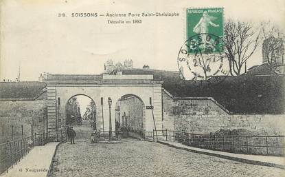 CPA FRANCE 02 " Soissons, Ancienne Porte St Christophe"