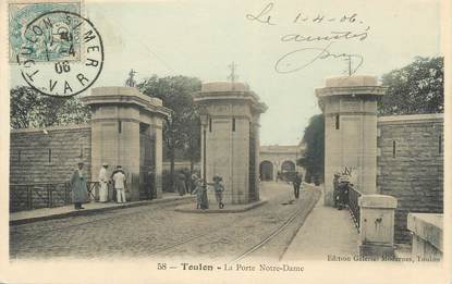 CPA FRANCE 83 "Toulon, La Porte Notre Dame"