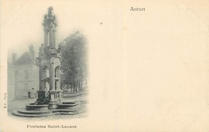 CPA FRANCE 71 " Autun, Fontaine St Lazare"