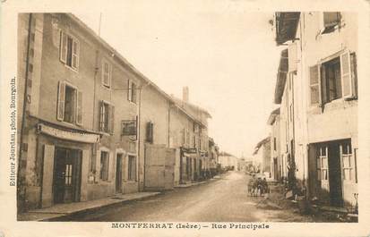 CPA FRANCE 38 " Montferrat, Rue principale"