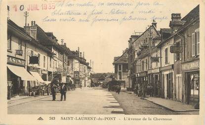 CPA FRANCE 38 " St Laurent du Pont, L'Avenue de la Chevreuse"