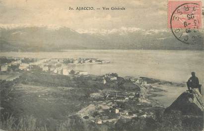 CPA FRANCE 20 " Corse, Ajaccio, vue générale"