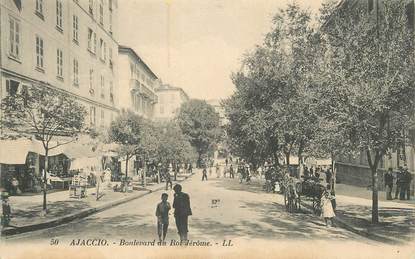 CPA FRANCE 20 " Corse, Ajaccio, Boulevard du Roi Jérôme"