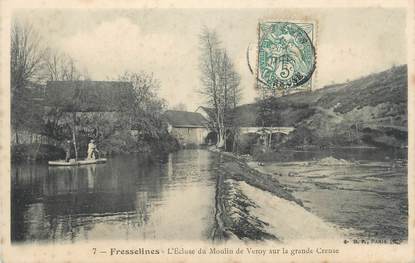 CPA FRANCE 23 " Fresselines, L'écluse du Moulin de Veroy sur la grande Creuse"
