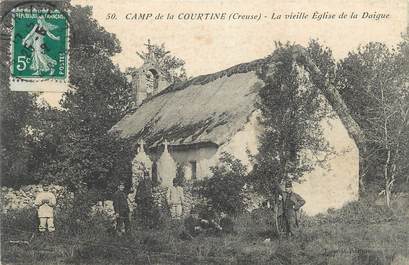 CPA FRANCE 23 " La Courtine, Le camp, la vieille élise de la Daigue"