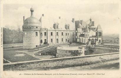 CPA FRANCE 23 " St Germain Beaupré, Le château"