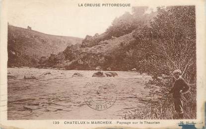 CPA FRANCE 23 " Chatelux le Marcheix, Paysage sur le Thaurion"