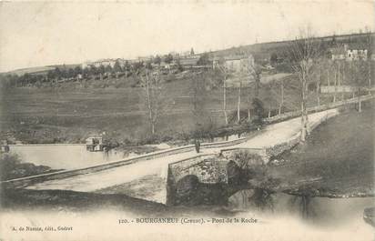 CPA FRANCE 23 " Bourganeuf, Pont de la Roche"