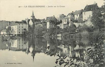 CPA FRANCE 23 " La Celle Dunoise, Jardin sur la Creuse"