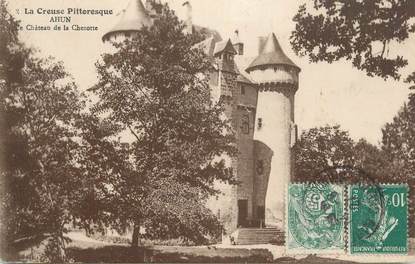 CPA FRANCE 23 " Ahun, Le château de la Chezotte".