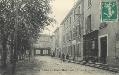 CPA FRANCE 38 "Le Péage de Roussillon, Avenue de la Gare"