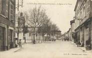 38 Isere CPA FRANCE 38 "Le Péage de Roussillon, L'église et la Place"