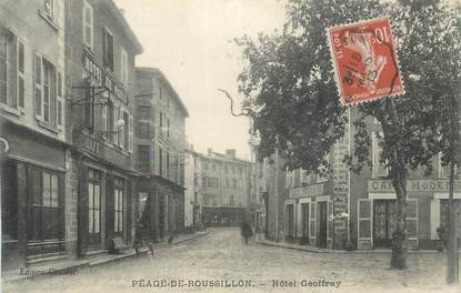 CPA FRANCE 38 "Le Péage de Roussillon, Hôtel Goeffray"