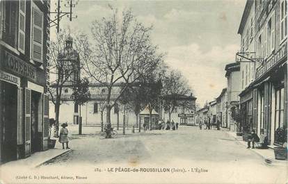 CPA FRANCE 38 "Le Péage de Roussillon, L'église"