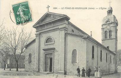 CPA FRANCE 38 "Le Péage de Roussillon, L'église"