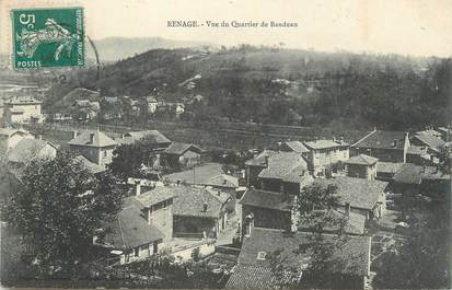 CPA FRANCE 38 "Renage, Vue du Quartier de Baudeau"