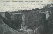 38 Isere CPA FRANCE 38 "Roybon, Le viaduc du Furan, Tramway de St Marcellin à Roybon"