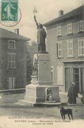 CPA FRANCE 38 "Roybon, Monument St Romme'