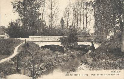 CPA FRANCE 38 "Chanas, Pont sur la petite rivière"
