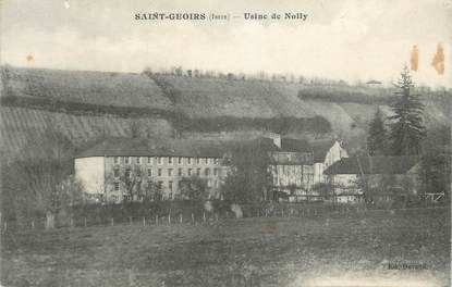 CPA FRANCE 38 "St Geoire en Valdaine, Usine de Nolly"