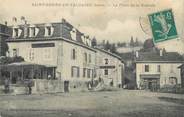 38 Isere CPA FRANCE 38 "St Geoire en Valdaine, La Place de la Bascule"