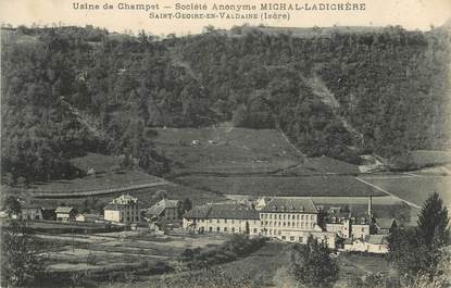 CPA FRANCE 38 "St Geoire en Valdaine, Usine de Champet"
