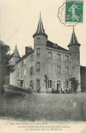 CPA FRANCE 38 "St Geoire en Valdaine, Le Château de la Rochette"