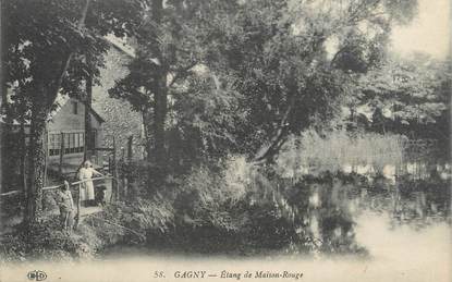 CPA FRANCE 93 " Gagny, Etang de Maison Rouge"