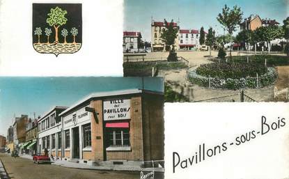 CPSM FRANCE 93 " Pavillons sous bois, Vues"