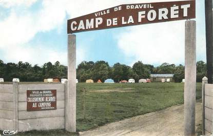 CPSM FRANCE 91 " Mainville - Draveil, Le Camping de la Forêt"