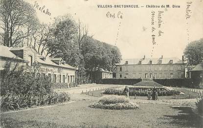 CPA FRANCE 80 "Villers Bretonnneux, Château de M. Dieu"