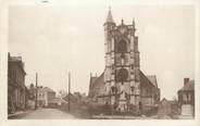 80 Somme CPA FRANCE 80 "Crécy en Ponthieu, L'église et le monument aux morts"