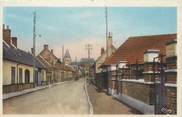 80 Somme CPA FRANCE 80 "Bray sur Somme, Rue de Castel et l'église"