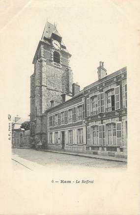 CPA FRANCE 80 "Ham, Le Beffroi"