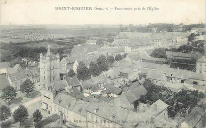 CPA FRANCE 80 "St Riquieer, Panorama pris de l'église"