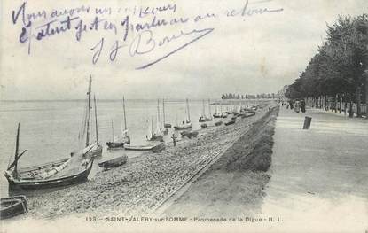 CPA FRANCE 80 "St Valéry sur Somme, Promenade de la Digue"