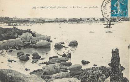 CPA FRANCE 29 " Brignogan, Le port, vue générale"